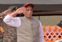 Rajnath Singh, Top Military Officials Lay Wreaths On War Memorial In Ladakh’s Drass
